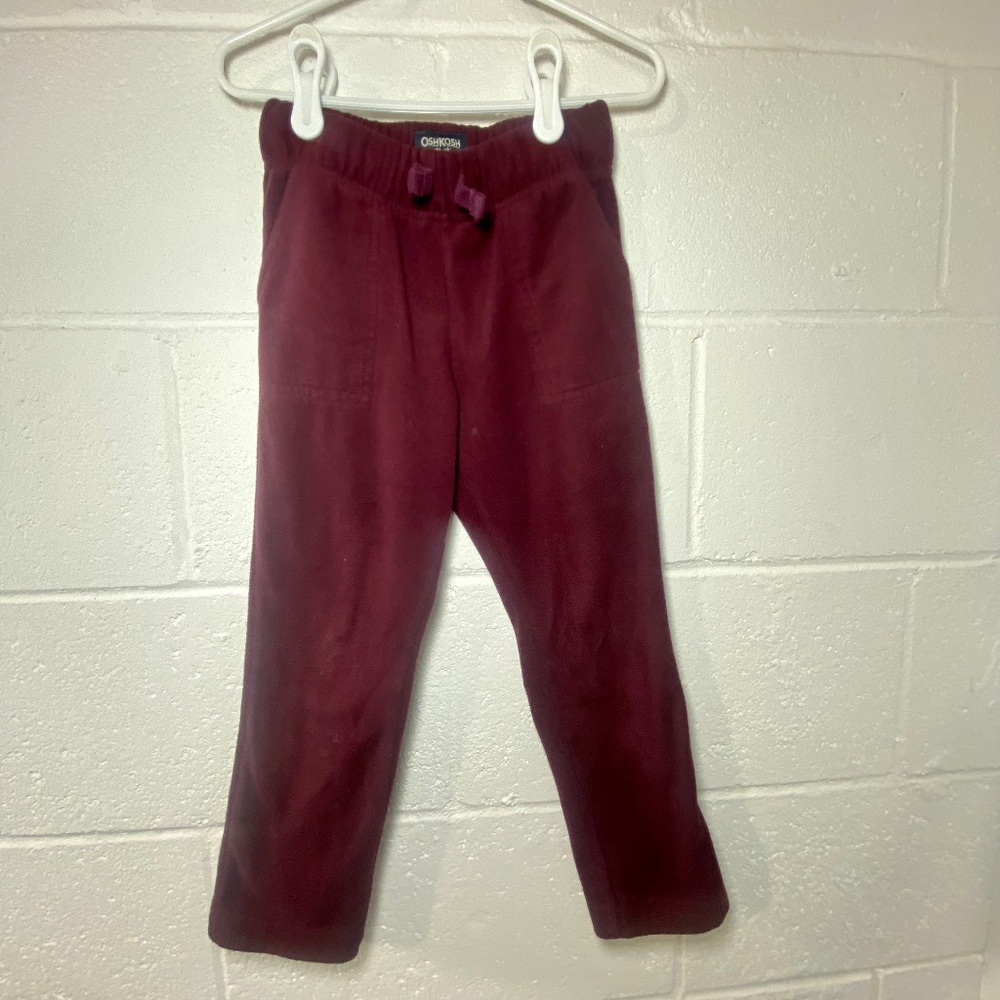OshKosh B'Gosh Burgundy Fleece Sweatpants